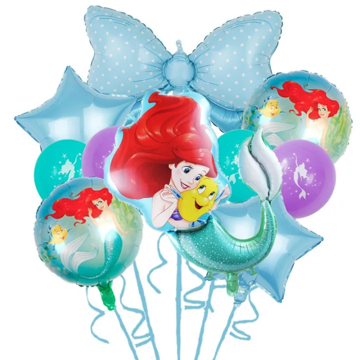 Disney%20Little%20Mermaid%20Ariel%20Princess%20theme%20Disposable%20Tableware%20Happy%20Birthday%20Party%20Decorations%20Kids%20Baby%20Shower%20Girls%20Supplies%20-%20Image%204