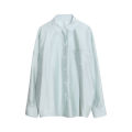 Dream DT ETOLIE Sheer Hemp Tencel Shirt Women's Spring 2024 Top Long Sleeve Loose Sunscreen Shirt. 