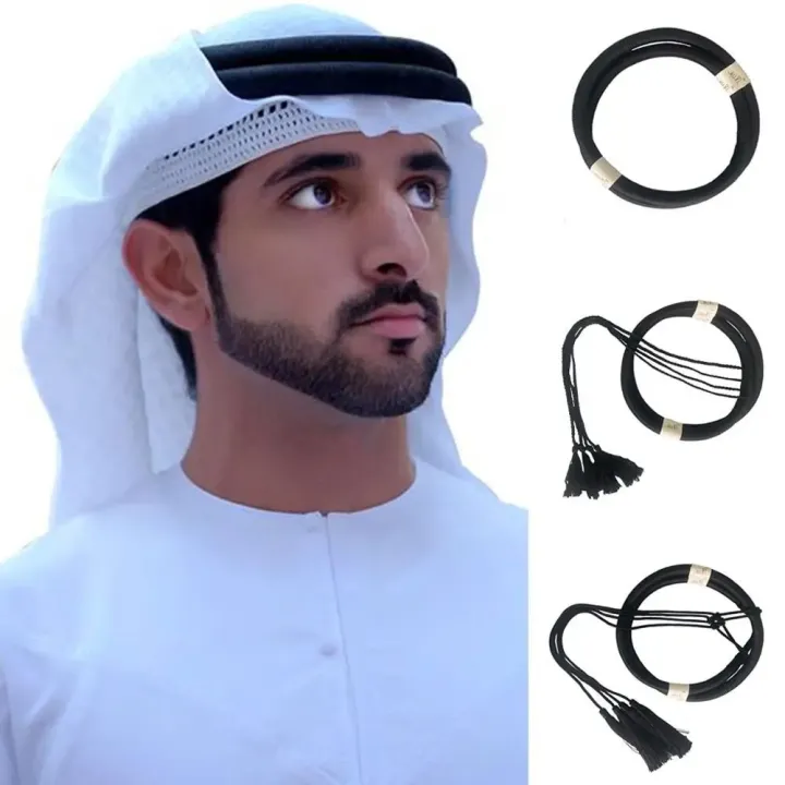 1Pcs%20Desert%20Accessories%20Headwear%20Rope%20Man%20Saudi%20Arabic%20Dubai%20Islamic%20Clothing%20Headrope%20Muslim%20Black%20Egal%20Shemagh%20Shawl%20-%20Image%202