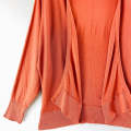 Womens Lightweight Open Front Soft Knit Cardigan From Levin.