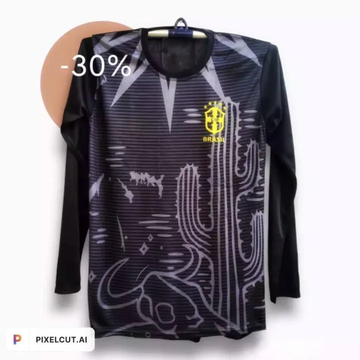 Brazil Football Special Edition Black Premium Jersey For Fifa World Cup 2022/23 - Brazil Jersey 2023