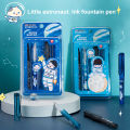 【Cheap Price】Korean INS Style Fountain Pen Erasable Ballpen Cartoon Primary And Middle School Students Plastic Pen Single Pack With Ink Sac Children's Pen School Supplies For Kids Pen Spinning Pen Pencil For Kids Girl 【Free Four Bottles Of Ink】. 