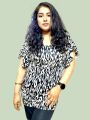 Kappa Fashion Regular Use Export Quality Fashionable Cotton Linen Mix Comfortable T-Shirt For Ladies .. 