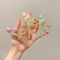Elegant oil dripping fairy tulip hair clip back of the head hair clip female summer shark clip large high-end hair accessory.