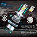 বাইকের জন্য c6 led হেডলাইট h4-1 পিস - bike accessories. 