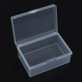 Plastic Box Rectangular Plastic Transparent With Lid Storage Box Collection. 