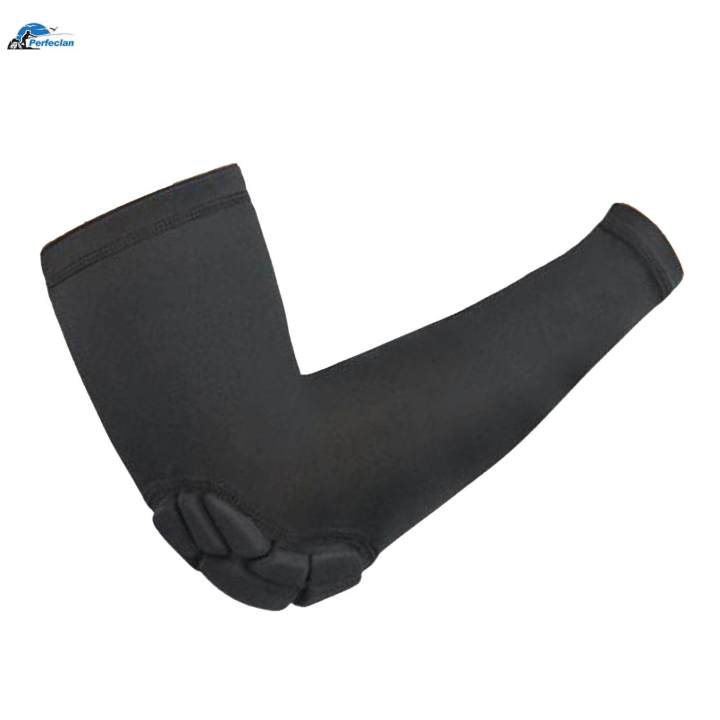 1 Piece Padded Arm Sleeve, Compression Arm Sleeve w/ Elbow Pad for Football, Volleyball,