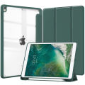 for iPad Air 4/5/6 M3 11 Inch 2025 Magnetic Slim Stand Tablet Case Transparent Acrylic Clear Back Cover.