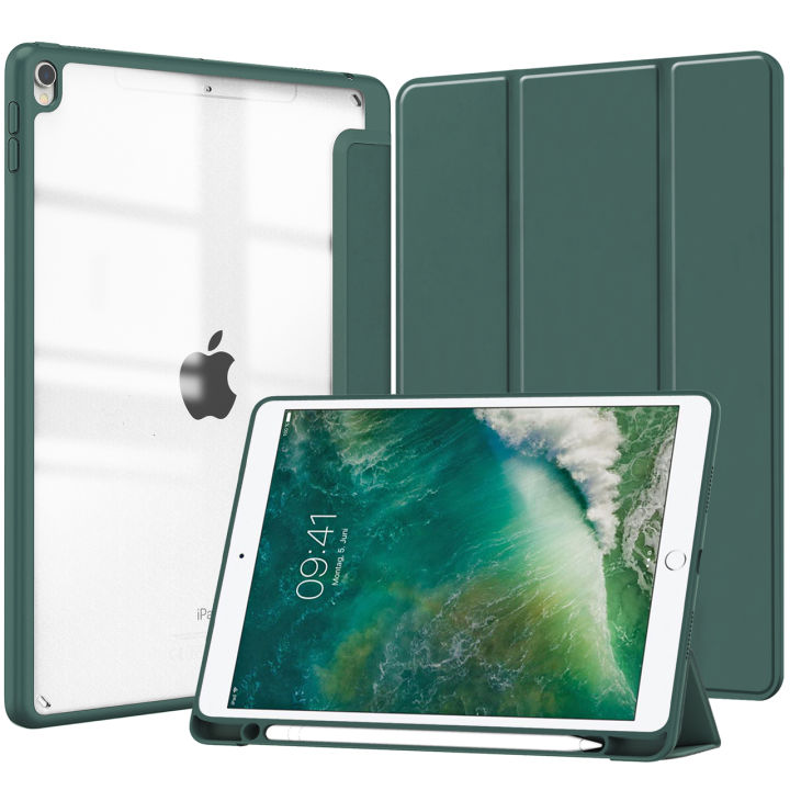 for%20iPad%20Air%204/5/6%20M3%2011%20Inch%202025%20Magnetic%20Slim%20Stand%20Tablet%20Case%20Transparent%20Acrylic%20Clear%20Back%20Cover%20-%20Image%204