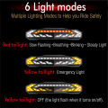 Wsdcam Bicycle Alarm Taillight Anti Theft USB Rechargeable Bicycle Rear Tail Light Turn Signal Warning Cycling Light Bike Accessories.