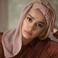 Good Muslim Bubble Chiffon Hijab Scarf Women Solid Color Soft Long Shawls and Wraps Georgette Islamic Head Scarves Ladies Hijabs. 