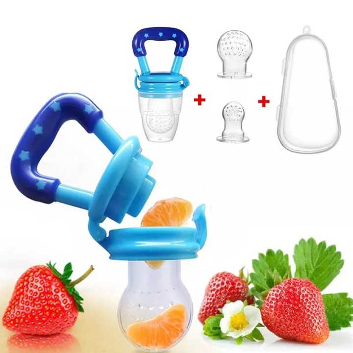 Baby Food Feeder Soother Teether For Eating Fresh Fruit Vegetables Meat