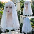 MEIFAN Synthetic Long Straight Lolita Wig with Bang Red Ombre Black Cosplay Party Halloween Christmas Wavy Curly Harajuku Wig.