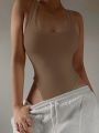 Sleeveless Knit Bodysuit 2023 Hot Summer Bodycon Off Shoulder Halter Tops Casual Street Bodice For Women ClubWear.