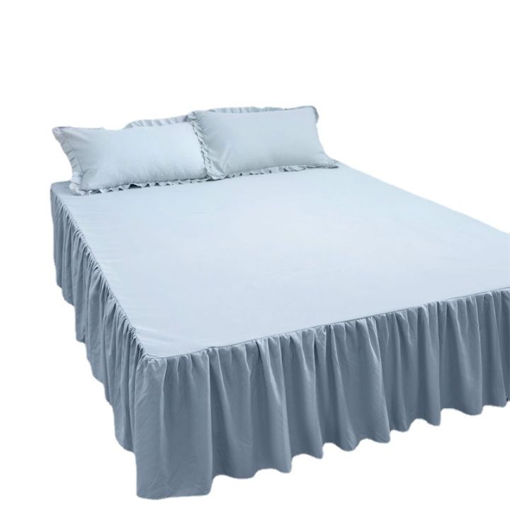 Bedspread%20Dust%20Cover%20Color%20Bed%20Skirt%20One-Piece%20Bed%20Skirt%20Four%20Seasons%20Bed%20Sheet%20Fitted%20Sheet%20Cover%20Bedskirt%20Cover%20Mattress%20Cover%20-%20Image%206