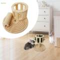 Bunny Hay Manger Chinchilla Food Feeding Manger Wooden Rabbit Hay Feeder.