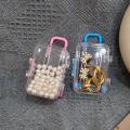 【COOL】 1PC Trolley Case Storage Box Creative Mini Suitcase Jewelry Storage Box. 