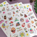 1 Sheet Cartoon Happy Birthday Kawaii Stickers Laptop Guitar Motorcycle Luggage Skateboard Bicycle Kids Toy Sticker Decal. 