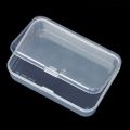 Clear Plastic With Lid Small Storage Box Collection Container Portable Boxes. 