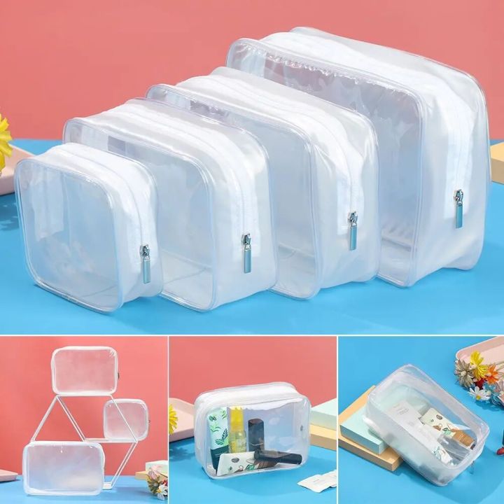 Transparent PVC Bags Travel Organizer Clear Makeup Bag