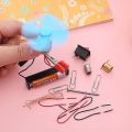 DIY Electric Circuit with Motor and Fan Science Kit. 