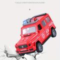 Toy Car Inertia Drop Resistant Openable Door Police Car Fire Truck Model Off-road Small Car.