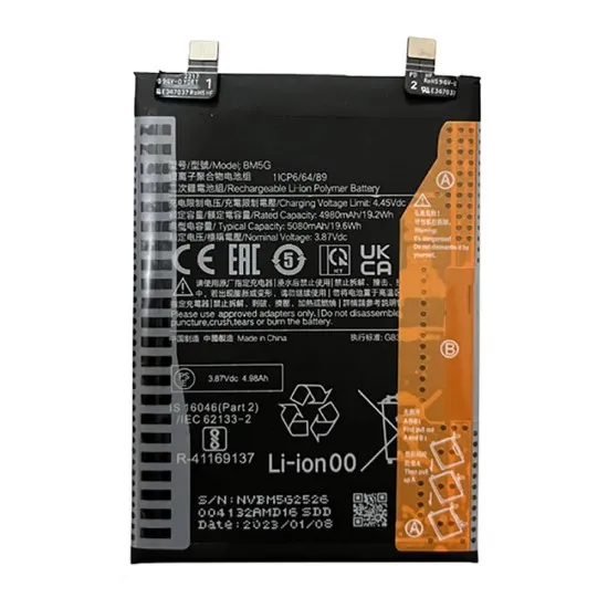 MP%20Battery%20for%20Xiaomi%20Redmi%20Note%2011T%20Pro/Poco%20X4%20GT/Redmi%20K50i.%20BM5G%205080%20mAh%20-%20Image%202