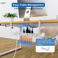 Cable Management Shelf Flexible Wire Hiders for Standing Desk Home Office. 