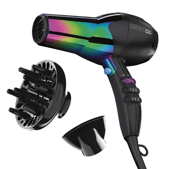 InfinitiPRO%20by%20Conair%20Ionic%20Hair%20Dryers,%20Rainbow%20with%20Concentrator%20and%20Diffuser%20490R%20-%20Image%202