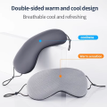 1 Pc 3D Double Side Sleeping Eye Mask Travel Warm Cool Dual Use Adjustable Eyepatch Health Beauty. 