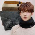 【Atoztide Store】Winter Ring Scarf Plush Knitted Neck Scarves Outdoor Woolen Yarn Soft Muffler. 