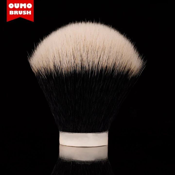 OUMO BRUSH-New Tuxedo synthetic hair shaving brush knots