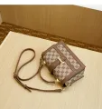 aria Women's Bag2023New All-Match Fashion Internet Celebrity Same Type Cowhide Messenger Bag HandbagS-888. 