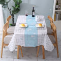 Protect Your Table With The Pvc Waterproof Oil-Proof Colorful Dining Linen Tablecloth Protector Roll - Functional Table Cover.