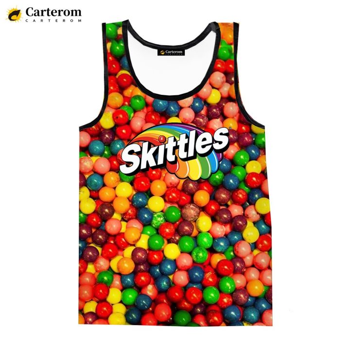 SKITTLES%20Funny%20Summer%20Men%20Tank%20Tops%20Sleeveless%20Shirts%20Snacks%20Digital%20Printing%20Harajuku%20Beach%20Tees%20Streetwear%20Oversized%20Tops%20-%20Image%202
