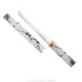 Elegant Marble Design Fruit Knife with Case. 