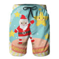 Santa Claus Xmas Graphic Beach Shorts 3D Merry Christmas Printing Board Shorts Fashion Mens Swim Trunks Pants Hombre Y2k Pants. 