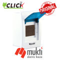 Click L2 Way Distribution Box Plastic Electrical DB Protection Board for Circuit Breaker MCB L 2.