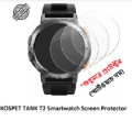 KOSPET TANK T2 Smartwatch Premium Transparent Tempered Glass Screen Protector. 