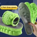 NEW 4D Super Soft Running Insole for Feet Shock Absorption Baskets Shoe Sole Sports Shoe Insoles Arch Support Orthopedic Inserts. 