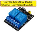 2CH 5V Relay Module With Screw Terminal Relay Module 5V 2 Channel Relay Module DC 5V Relay Switches With Optocoupler Protection.
