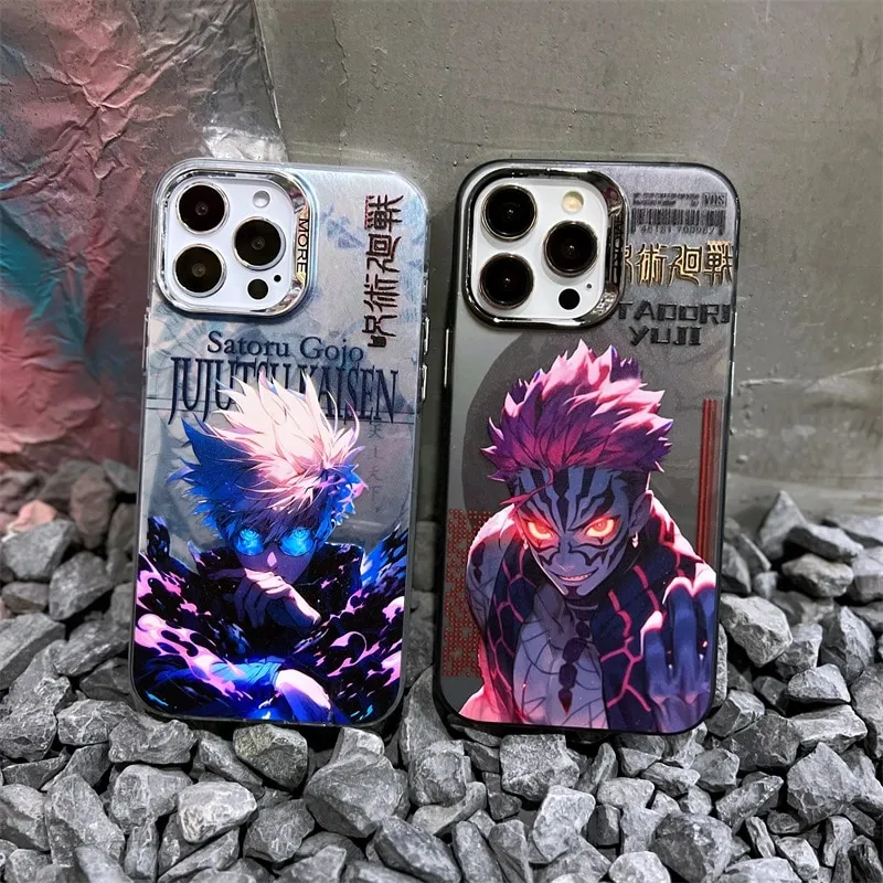 Cute Jujutsu Kaisen Anime Satoru Gojo Phone Case For iPhone 11 12