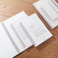 Kraft Paper A5 A6 B5 Spiral Notebook Office Supplies Drawing Sketch Notebooks Blank Dotted Line Grid Page Planner Diary Notepad. 