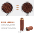 Coffee Powder Needle 6 Needles Espresso Coffee Stirrer Espresso Needle Coffee Powder Needle with Latte Pen.