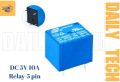 Mini 5V DC 10A Power Relay SRD-5VDC-SL-C 5 Pin-(1pcs,2pcs,5pcs). 
