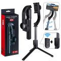 Phone Gimbal R15 stabilizer Wireless Bluetooth selfie stick tripod Stabilizer holder bracket For Smartphone live.. 