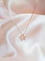 SGI fashion jewelry 18k rose gold plated Swarovski stone star style necklace for women Kwentas.