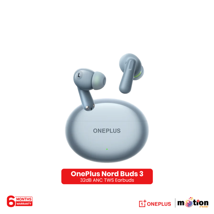OnePlus Nord Buds 3 with Up to 32db Active Noise Cancellation Wireless Earbuds