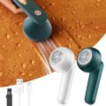 Electric Lint Remover Portable Fabric Shaver Rechargeable Fluff Trimmer with Cleaning Brush USB Charging for Clothes Furniture. 