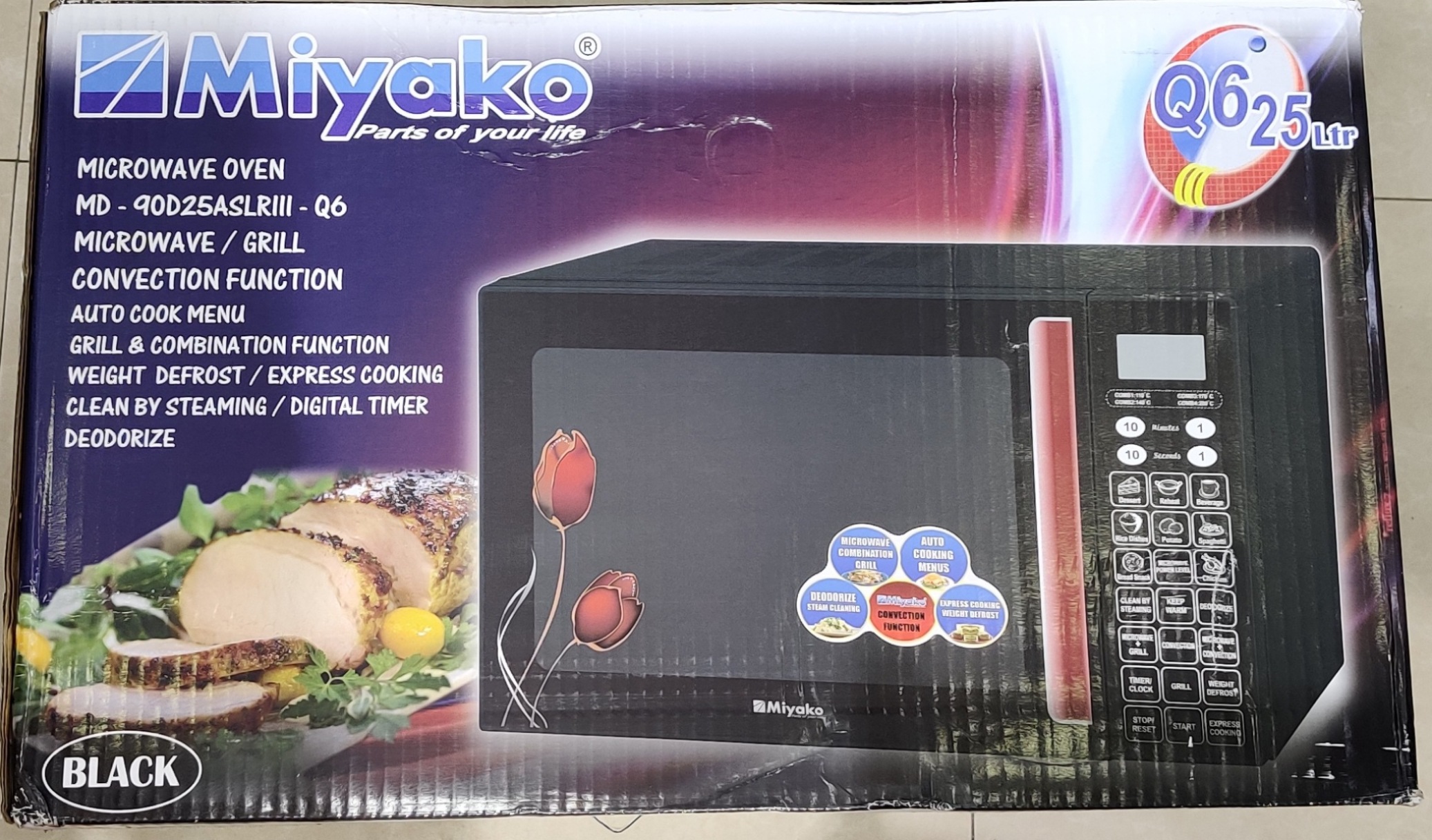 Miyako Microwave Oven Q6 25 Liter (Convection)